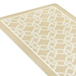 Kate Aurora Versailles Modern Geometric Chain Link Memory Foam Anti Fatigue & Skid Resistant Kitchen Mat - 18" X 30" -Sweet Home Store GUEST 8697e23d bb5e 4357 b6bf f0c37d96eacf