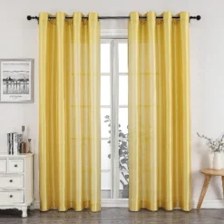 Kate Aurora Home Living 2 Piece Lightweight Basic Sheer Grommet Top Curtain Panels 29 Kate Aurora Home Living 2 Piece Lightweight Basic Sheer Grommet Top Curtain Panels -Sweet Home Store GUEST 86cf5367 aada 462d 98e5 453d1e5af66f