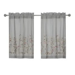 Kate Aurora Shabby Sheer Embroidered Complete 3 Piece Floral Rod Pocket Cafe Kitchen Curtain Tier & Valance Set 13 Kate Aurora Shabby Sheer Embroidered Complete 3 Piece Floral Rod Pocket Cafe Kitchen Curtain Tier & Valance Set -Sweet Home Store GUEST 8a8ced0e 1cc3 4e3d a8db 038bf57ac21a