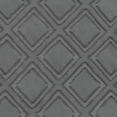 Kate Aurora Contemporary Geometric Shabby Diamond Clipped Rod Pocket Single Window Curtain Panel 3 Kate Aurora Contemporary Geometric Shabby Diamond Clipped Rod Pocket Single Window Curtain Panel - Image 3