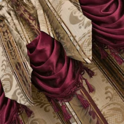 Kate Aurora 2 Piece Red Burgundy & Taupe Complete Damask Window Curtain Panels - 56 In. W X 84 In. L, Burgundy 7 Kate Aurora 2 Piece Red Burgundy & Taupe Complete Damask Window Curtain Panels - 56 In. W X 84 In. L, Burgundy -Sweet Home Store GUEST 8ef4b28c 1809 4cd9 abb0 9a2bdd5757de