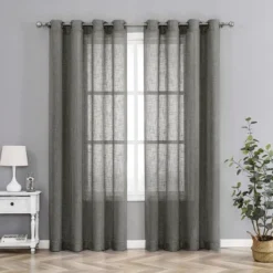 Kate Aurora 2 Pack Lux Thread Premium Woven Grommet Top Sheer Curtain Panels 23 Kate Aurora 2 Pack Lux Thread Premium Woven Grommet Top Sheer Curtain Panels -Sweet Home Store GUEST 8f2f2b25 e9b4 4c44 a9a6 dedac51ab4b4
