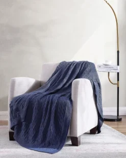 Kate Aurora University Living® Ultra Soft & Plush Oversized "The Scholar" Cable Knit Cotton Accent Throw Blanket 11 Kate Aurora University Living® Ultra Soft & Plush Oversized "The Scholar" Cable Knit Cotton Accent Throw Blanket -Sweet Home Store GUEST 9327f4f4 1fc9 486e a958 a65dbe5a7601