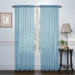 Kate Aurora Basic 2 Pack Sheer Voile Home Window Curtains -Sweet Home Store GUEST 9379c55b a0a8 430f 922d c9df6377dd46 1