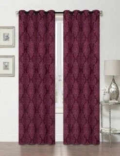 Kate Aurora 2 Pack Delaney Room Darkening Damask Print Grommet Curtain 15 Kate Aurora 2 Pack Delaney Room Darkening Damask Print Grommet Curtain -Sweet Home Store GUEST 93d7252e 6e53 4747 90ec 4e0905f08809