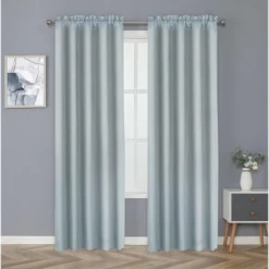 Kate Aurora Basic Drape Light Filtering Woven Jacquard Thermal Single Rod Pocket Window Curtain Panel 17 Kate Aurora Basic Drape Light Filtering Woven Jacquard Thermal Single Rod Pocket Window Curtain Panel -Sweet Home Store GUEST 988b6338 c739 4346 8ddb cc7aa661d8bf
