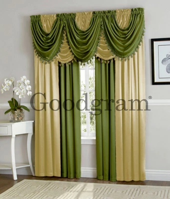 Kate Aurora Lux Living Complete 9 Piece Semi Sheer Rod Pocket Window Curtain & Valance Set 9 Kate Aurora Lux Living Complete 9 Piece Semi Sheer Rod Pocket Window Curtain & Valance Set - Image 9
