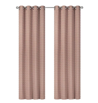 Kate Aurora 2 Pack Amari Contemporary Lattice Light Filtering Grommet Top Window Curtain Panels 11 Kate Aurora 2 Pack Amari Contemporary Lattice Light Filtering Grommet Top Window Curtain Panels - Image 11