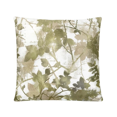 Kate Aurora Adelaide Floral Satin 18" X 18" Filled Accent Throw Pillow 5 Kate Aurora Adelaide Floral Satin 18" X 18" Filled Accent Throw Pillow - Image 5