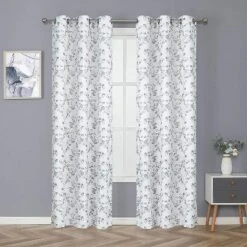 Kate Aurora Living Cherry Blossom Designed Grommet Top Window Curtains - 84 In. Long 6 Kate Aurora Living Cherry Blossom Designed Grommet Top Window Curtains - 84 In. Long -Sweet Home Store GUEST a9184480 1f3b 4924 9413 3dad6863c281