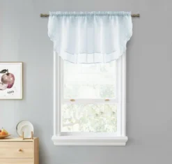 Kate Aurora Living Double Layered Sheer Rod Pocket Ascot Window Valances -Sweet Home Store GUEST b0142cb0 21c6 4adb 9ba4 08bca7f3effc