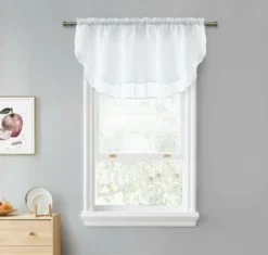 Kate Aurora Living Double Layered Sheer Rod Pocket Ascot Window Valances -Sweet Home Store GUEST b7191234 f303 42ca a319 5560de0517e5
