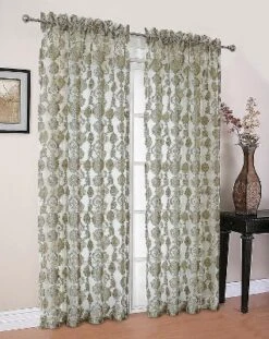 Moroccan Accents By Kate Aurora 1 Piece Rod Pocket Clipped Elegant Sheer Curtain Panel 20 Moroccan Accents By Kate Aurora 1 Piece Rod Pocket Clipped Elegant Sheer Curtain Panel -Sweet Home Store GUEST ba0d0ed3 4017 4dea b50f 9b96ebd2a134