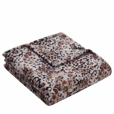Kate Aurora Safari Living Cheetah Print Ultra Soft & Plush Oversized Accent Throw Blanket - 50 In. W X 70 In. L 1 Kate Aurora Safari Living Cheetah Print Ultra Soft & Plush Oversized Accent Throw Blanket - 50 In. W X 70 In. L