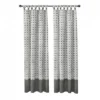 Kate Aurora Modern Chic Geometric Tab Top Window Curtain Panels (2 Pack)