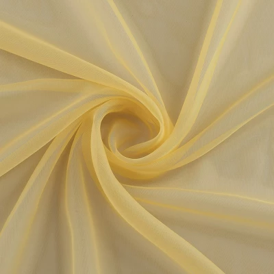 Kate Aurora Montauk Accents Ultra Lux 2 Piece Rod Pocket Gold Sheer Voile Window Curtain Panels - 84 In. Long 1 Kate Aurora Montauk Accents Ultra Lux 2 Piece Rod Pocket Gold Sheer Voile Window Curtain Panels - 84 In. Long