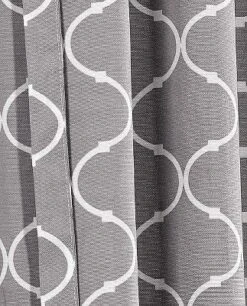 Kate Aurora Gray & White Lattice Clover Ultra Luxurious Single Tie Up Window Curtain Shade - 42 In. W X 63 In. L 8 Kate Aurora Gray & White Lattice Clover Ultra Luxurious Single Tie Up Window Curtain Shade - 42 In. W X 63 In. L -Sweet Home Store GUEST c301c8fa 9197 40e4 bb2a ac4146c31024