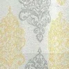 2 Pack Kate Aurora Sparkle Sheer Damask Design Grommet Top Curtains