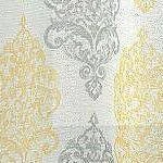 2 Pack Kate Aurora Sparkle Sheer Damask Design Grommet Top Curtains