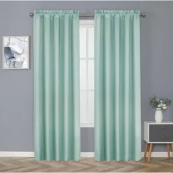 Kate Aurora Basic Drape Light Filtering Woven Jacquard Thermal Single Rod Pocket Window Curtain Panel 21 Kate Aurora Basic Drape Light Filtering Woven Jacquard Thermal Single Rod Pocket Window Curtain Panel -Sweet Home Store GUEST c809a5f7 6829 48fa b216 2fd3a94d6017