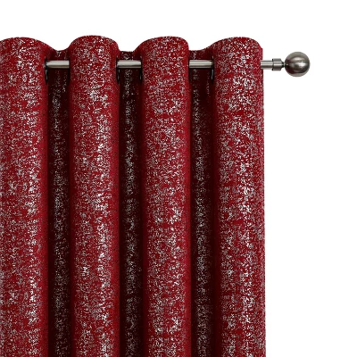 Kate Aurora 2 Pack Glam Metallic Sparkle Thermal Light Filtering Grommet Top Curtains 12 Kate Aurora 2 Pack Glam Metallic Sparkle Thermal Light Filtering Grommet Top Curtains - Image 12