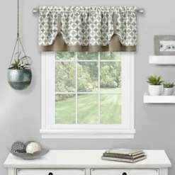 Kate Aurora Modern Geometric Button Tuck Layered Rod Pocket Window Valance 9 Kate Aurora Modern Geometric Button Tuck Layered Rod Pocket Window Valance -Sweet Home Store GUEST cfa5a662 d004 4ada 946f c9f8258ca7f5 1