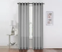 Kate Aurora 2 Piece Sparkly Metallic Sheer Voile Grommet Top Window Curtain Panels 10 Kate Aurora 2 Piece Sparkly Metallic Sheer Voile Grommet Top Window Curtain Panels -Sweet Home Store GUEST d2195587 7919 4e18 873f ecddc28ac2b2