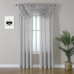 Kate Aurora Living 5 Piece Rod Pocket Sheer Window Curtains & Valances Set 11 Kate Aurora Living 5 Piece Rod Pocket Sheer Window Curtains & Valances Set -Sweet Home Store GUEST d76ccbdb abab 4ee9 b51e f9bf29b0cecd