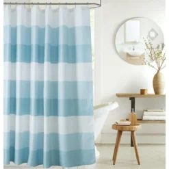 Kate Aurora Spa Accents Striped Waffle Fabric Shower Curtains -Sweet Home Store GUEST d7e0294d 8143 43f7 b261 dbaf6f16a411