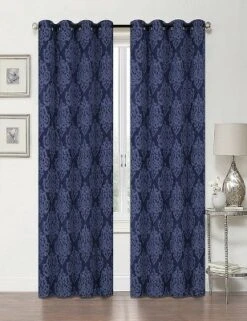 Kate Aurora 2 Pack Delaney Room Darkening Damask Print Grommet Curtain 14 Kate Aurora 2 Pack Delaney Room Darkening Damask Print Grommet Curtain -Sweet Home Store GUEST dba33889 5890 4a39 8db6 4451262671fd