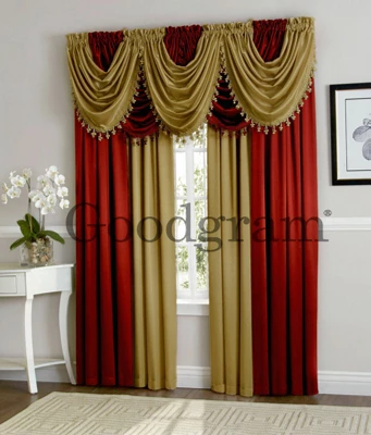 Kate Aurora Lux Living Complete 9 Piece Semi Sheer Rod Pocket Window Curtain & Valance Set 10 Kate Aurora Lux Living Complete 9 Piece Semi Sheer Rod Pocket Window Curtain & Valance Set - Image 10