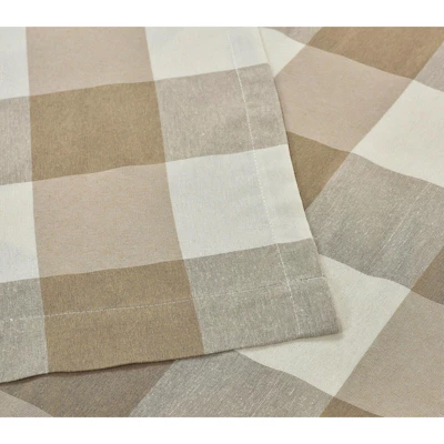 Kate Aurora Country Farmhouse Living Classic Buffalo Plaid Checkered Single Grommet Top Window Curtain Panel 2 Kate Aurora Country Farmhouse Living Classic Buffalo Plaid Checkered Single Grommet Top Window Curtain Panel - Image 2