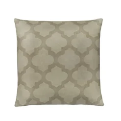 Kate Aurora Maison Textured Quatrefoil Clover 18" X 18" Filled Accent Throw Pillow -Sweet Home Store GUEST e47699ed 385d 4e6a ac4b 6d21ce14c602
