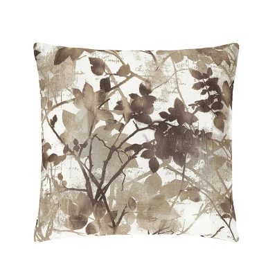 Kate Aurora Adelaide Floral Satin 18" X 18" Filled Accent Throw Pillow 3 Kate Aurora Adelaide Floral Satin 18" X 18" Filled Accent Throw Pillow - Image 3
