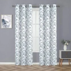 Kate Aurora Living Cherry Blossom Designed Grommet Top Window Curtains - 84 In. Long 7 Kate Aurora Living Cherry Blossom Designed Grommet Top Window Curtains - 84 In. Long -Sweet Home Store GUEST e6f69ca5 fa62 4848 9211 6d969b2ec41d