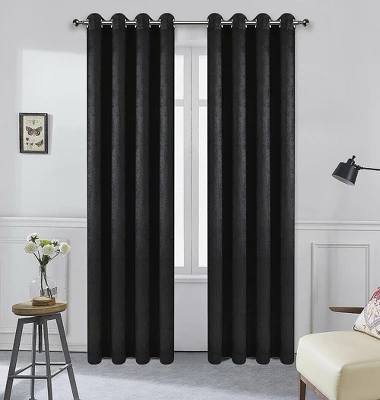 Kate Aurora Hotel Chic 2 Piece Room Darkening Grommet Top Window Curtain Panels 6 Kate Aurora Hotel Chic 2 Piece Room Darkening Grommet Top Window Curtain Panels - Image 6