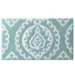 Kate Aurora 100% Premium Cotton Damask Designed Non Slip Bath Rug - 20 In. W X 32 In. L 9 Kate Aurora 100% Premium Cotton Damask Designed Non Slip Bath Rug - 20 In. W X 32 In. L -Sweet Home Store GUEST e96186e0 816e 42da 8d7d 56506b9de9b9