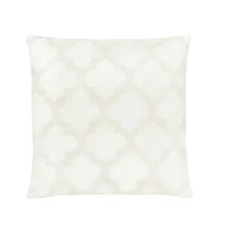 Kate Aurora Maison Textured Quatrefoil Clover 18" X 18" Filled Accent Throw Pillow -Sweet Home Store GUEST eb8273a1 53df 4dac 9296 95de077c53a2