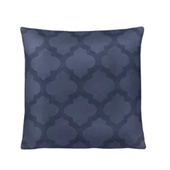 Kate Aurora Maison Textured Quatrefoil Clover 18" X 18" Filled Accent Throw Pillow -Sweet Home Store GUEST ebaeddff 9b6d 462f aa13 e9a8332b5ebe