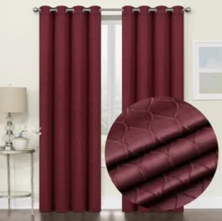 Kate Aurora 2 Piece Modern Lattice Semi Sheer Window Curtain Panels 11 Kate Aurora 2 Piece Modern Lattice Semi Sheer Window Curtain Panels -Sweet Home Store GUEST ec23a4b5 9252 4c4f b336 8dcb2c15197b