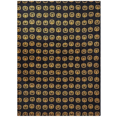 Kate Aurora Halloween Accents Friendly Jack O' Lanterns Oversized Accent Plush Throw Blanket - 50 In. X 70 In. 3 Kate Aurora Halloween Accents Friendly Jack O' Lanterns Oversized Accent Plush Throw Blanket - 50 In. X 70 In. - Image 3