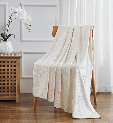 Kate Aurora Floral Ferns Shabby Chic Styled Oversized Ultra Soft & Plush Accent Throw Blanket 4 Kate Aurora Floral Ferns Shabby Chic Styled Oversized Ultra Soft & Plush Accent Throw Blanket - Image 4