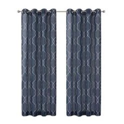 Kate Aurora 2 Piece Clarabelle Embroidered Lattice Matte Sheer Grommet Top Curtain Panels - 84 In. Long 17 Kate Aurora 2 Piece Clarabelle Embroidered Lattice Matte Sheer Grommet Top Curtain Panels - 84 In. Long -Sweet Home Store GUEST ed13615f 257c 4bec a79e 2ad1554ac6c9