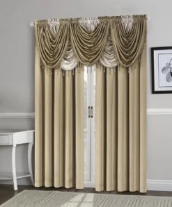 Kate Aurora Lux Living Complete 9 Piece Semi Sheer Rod Pocket Window Curtain & Valance Set 38 Kate Aurora Lux Living Complete 9 Piece Semi Sheer Rod Pocket Window Curtain & Valance Set -Sweet Home Store GUEST f0a3663f 4a8e 4985 b104 81209fecd6ba