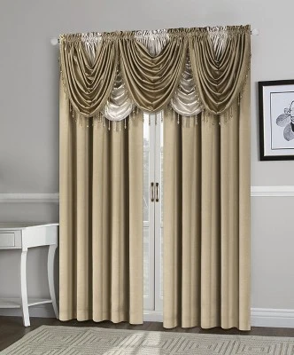 Kate Aurora Lux Living Complete 9 Piece Semi Sheer Rod Pocket Window Curtain & Valance Set 19 Kate Aurora Lux Living Complete 9 Piece Semi Sheer Rod Pocket Window Curtain & Valance Set - Image 19