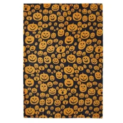 Kate Aurora Autumn Living Halloween Jack-O'-Lantern Pumpkins Orange & Black Ultra Plush Throw Blanket -Sweet Home Store GUEST f25c9aa2 15e7 4cf1 a95a c2f3a6a7f1db