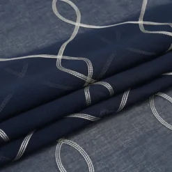 Kate Aurora 2 Piece Anael Embroidered Lattice Matte Sheer Grommet Top Curtain Panels - 84 In. Long -Sweet Home Store GUEST fafd98f0 a685 4df7 b18c 3e4886b5e33a