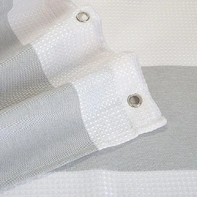 Kate Aurora Coastal Chic Nautical Cabana Striped Fabric Shower Curtain - Standard Size 1 Kate Aurora Coastal Chic Nautical Cabana Striped Fabric Shower Curtain - Standard Size